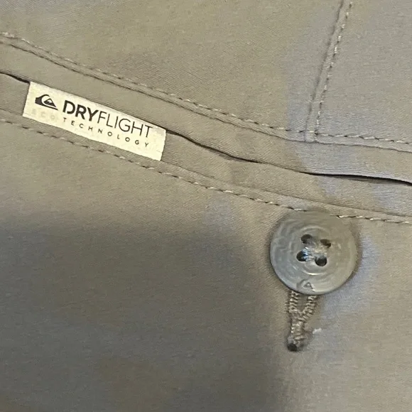 Quiksilver Shorts Mens 26/12 Blue Hybrid Walking Amphibian Stretch Skate Surf - Picture 9 of 13